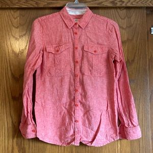 Orvis Linen Camp Shirt, size 6